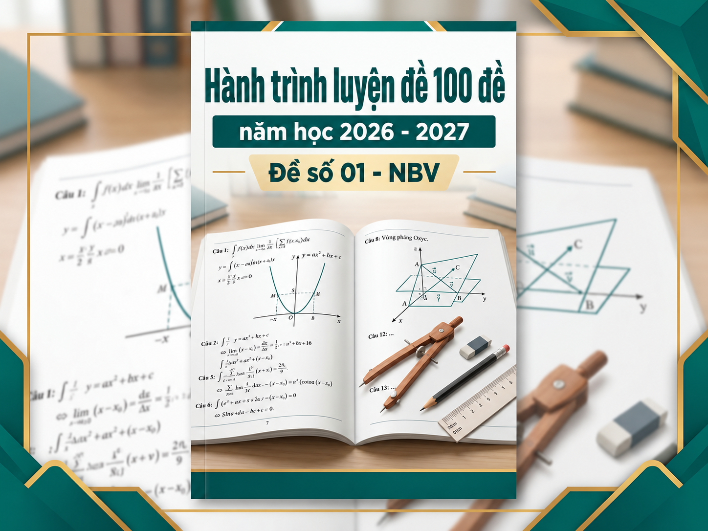 Hành trình luyện 100 đề - Đề số 01 - NBV